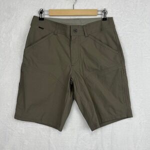 KUHL Renegade Shorts Mens Size 30 Khaki Tan Style 5121 Hiking 9.5 inseam Camping